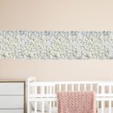 Ver imagem 1 de 2 Placas Florais Artificiais Painel 60x40 para Jardim Vertical e Decoração de Casa