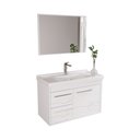 Ver mais imagens de Kit Gabinete Banheiro Armario Cuba Pia com Espelheira - Potenza 63 Cm