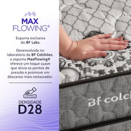 Colchão Casal Ortopédico Firme Sleep Time 138x188 Bf Colchões - 5