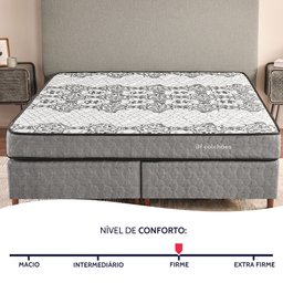 Colchão Casal Ortopédico Firme Sleep Time 138x188 Bf Colchões - 4