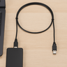 Cabo Usb para Usb Macho-macho 1,5m Preto – Transferência de Dados e Carregamento Rápido - 4