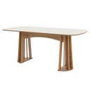 Ver imagem 1 de Mesa de Jantar Oval 6 Lugares Ripada 100% MDF