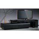 Ver imagem 1 de Rack Caue Extensivel Carvalho Preto com Laca - 4778