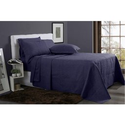 Kit Colcha Cobre Leito New Every Day King Boston Marinho Sonhare Sultan - 1