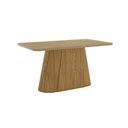 Ver imagem 1 de Mesa Jantar Vidro 160cm Nature Kit 6 Cadeiras Aço Preto Bouclê H02 - D'Rossi