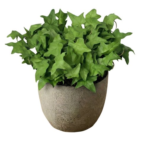 9 Mini Hera Artificial Decorativa Verde Premium para Vasos, Arranjos e Jardim Vertical