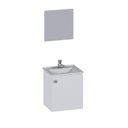 Ver imagem 2 de Kit Banheiro em Aço Viola Branco c/ Lavatório Desmontado