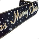 Ver imagem 3 de Fita Natalina Aramada Preto e Dourado – Glamour e Elegancia