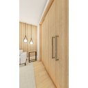 Ver imagem 3 de Mesa com Tampo de Madeira de 40cm X 30cm (60cm) de Altura em Ferro Pintado de Preto Stainless