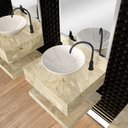 Ver imagem 3 de Prateleira em Porcelanato para Banheiro 60cm Pró 