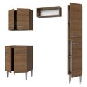 Ver mais imagens de Armário de Cozinha Compacta 156 Cm Rustic Emilly Madesa 02