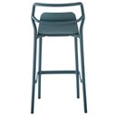 Ver imagem 5 de Kit 4 Banquetas Altas Empilhável Enjoy Rivatti 105 Cm (altura) em Pp Cor Azul Aura com Proteção