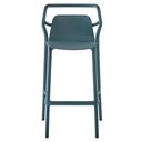 Ver imagem 3 de Kit 4 Banquetas Altas Empilhável Enjoy Rivatti 105 Cm (altura) em Pp Cor Azul Aura com Proteção