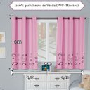 Ver imagem 2 de Cortina Blackout Infantil Pvc 2,20 X 1,30 Corta Luz Charme e Conforto Garantido