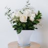 Vaso Planta Cachepô Quadrado Decorativo Anti Dengue 3,5L:Travertino - 3