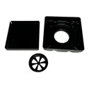 Ver imagem 3 de Ralo Inox Preto Demima Tampa Oculta Invisivel 10x10 Invisível