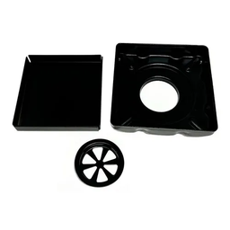 Ralo Inox Preto Demima Tampa Oculta Invisivel 10x10 Invisível - 3