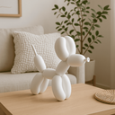 Ver imagem 2 de Estatua Cachorro Balão Balloon Dog 3d - Branco - 10cm