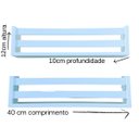 Ver imagem 4 de Kit 4 Ninchos De Quarto Infantil Pratileira Estante Organizadora De Livros Criança 40cm