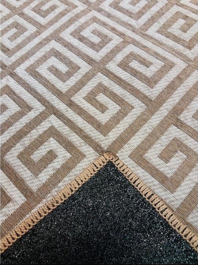 Ver imagem 4 de Tapete Sala Magia Geometrico Grego 200x250 Cm Bege