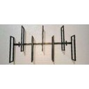 Ver imagem 1 de Painel Decorativo de Metal Preto e Bronze 68cm Paris Luz