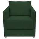 Ver imagem 5 de Poltrona Decorativa para Sala Recepção Manicure Consultório Celine Suede