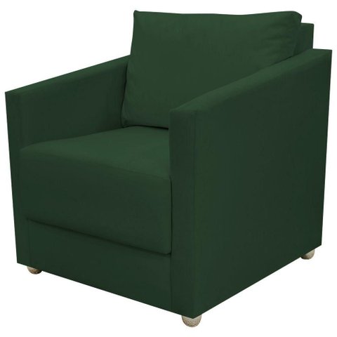 Poltrona Decorativa para Sala Recepção Manicure Consultório Celine Suede