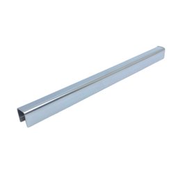 Perfil U Inox - Vidro de 12mm - Polido - 30cm - 2