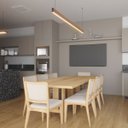 Ver imagem 1 de Pendente Led Cristal 28w 2800lm Bivolt em Madeira Maciça
