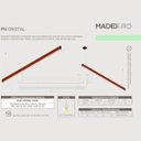 Ver imagem 6 de Pendente Led Cristal 28w 2800lm Bivolt em Madeira Maciça