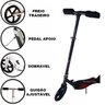 Patinete juvenil 2 Rodas Dobrável 100kg Cor:Preto - 2