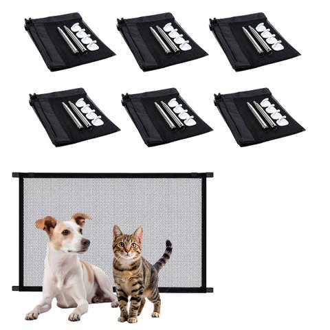 Tela Rede de Proteçao Grade Kit 6 Uni Pet Gato Cachorro Crianças Escadas Parede Portas Quintal Varan