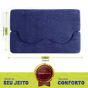 Ver imagem 3 de Sofá Cama Bolge 1,88m Xpand Tech Tecido Velourê Azul Cama Inbox