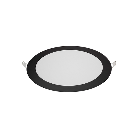 Painel Plafon LED Embutir de Teto 220mm 6500k 18w Preto. Blumenau Iluminação 80346001