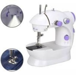 Mini Máquina de Costura Reta Portátil Bivolt Doméstica Compacta Tomada ou Pilha - 3