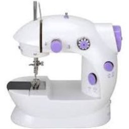 Mini Máquina de Costura Reta Portátil Bivolt Doméstica Compacta Tomada ou Pilha - 1