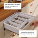 Ver imagem 6 de Cozinha Luna Modulada Composta por 06 Módulos 100% MDF com Armário Aéreo e Balcões
