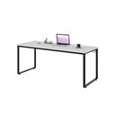 Ver imagem 5 de Mesa Kuadra Diretor 180x70x75cm Branco Chess / Est.Preta