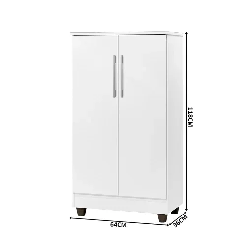 Ver imagem 4 de Sapateira Organizadora Smart com Pés e 4 Nichos Branca J&A Móveis