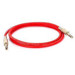 Cabo P10 para P10 Estéreo - Vermelho 30 Metros - 1