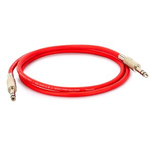 Cabo P10 para P10 Estéreo - Vermelho 30 Metros
