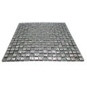 Ver imagem 3 de Pastilha de Vidro para Cozinhas Banheiro 30x30cm Cinza/metal