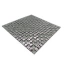 Ver imagem 4 de Pastilha de Vidro para Cozinhas Banheiro 30x30cm Cinza/metal