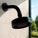 Ver imagem 2 de Ducha Chuveiro Redondo de Abs com Sistema Autolimpante - Black Matte - Dp9720p Drop Metais