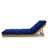 Sofá-cama Futon Slim S 01 Lugar Cor Azul Futon Brasil - 2