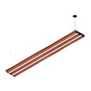 Ver imagem 4 de Pendente Horizontal Led Atria 72w 8000lm Bivolt - Prancha de Madeira Maciça