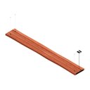 Ver imagem 5 de Pendente Horizontal Led Atria 72w 8000lm Bivolt - Prancha de Madeira Maciça