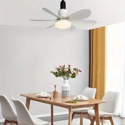 Mini Ventilador de Teto Super Silencioso 40w com Lâmpada Conforto e Iluminação para Seu Ambiente - 2