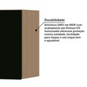 Ver imagem 3 de Armário Aéreo para Geladeira 80cm 2 Portas Slim Luciane Móveis