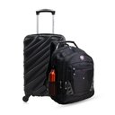 Ver imagem 1 de Kit Mala de Bordo Preta Havana + Mochila Interlagos Swiss Move